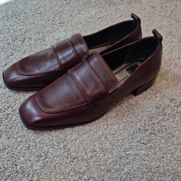 Dolce Vita Nygel Loafers Burgundy Leather Size 10.5 - Picture 1 of 6